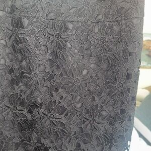 Kate Spade Elegant Black Lace Pencil Skirt